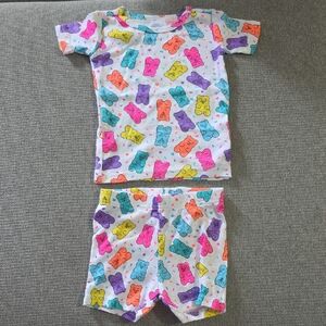 The Children's Place Colorful Bear Print Pajama Set